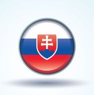 Flag of Slovakia vector illustration N10