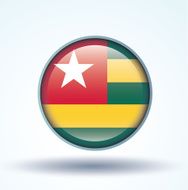 Flag of Togo vector illustration N9
