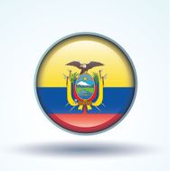 Flag of Ecuador vector illustration N9