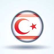 Flag of Northern Cyprus vector illustration N10
