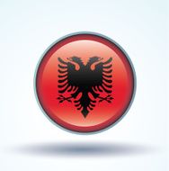 Flag of Albania vector illustration N10