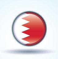 Flag of Bahrain vector illustration N10
