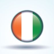 Flag of cote d ivoire vector illustration N9
