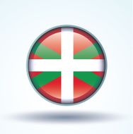 Flag of Basque country vector illustration N9