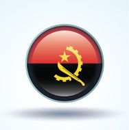 Flag of Angola vector illustration N8