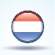 Flag of Luxembourg vector illustration N9