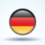 Flag of German vector illustration N6