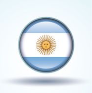 Flag of Argentina vector illustration N8