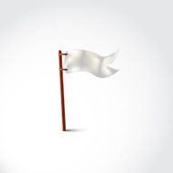 white flag background vector illustration N2