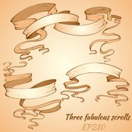 Three fabulous scrolls