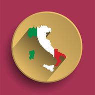 Italy flat icon