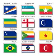 flags of the world N28