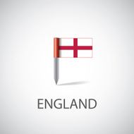england flag pin