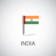 india flag pin