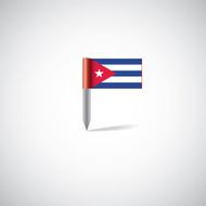 cuba flag pin