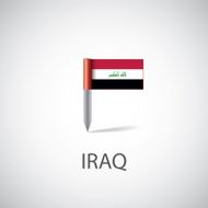Iraq flag pin N2