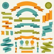 Vector collection of decorative design elements N3