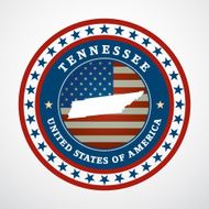 Vintage label Tennessee