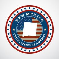 Vintage label New Mexico