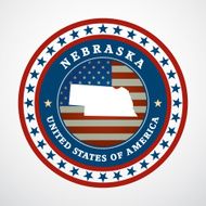 Vintage label Nebraska N2