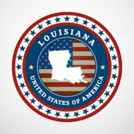 Vintage label Louisiana N2