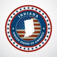 Vintage label Indiana N2