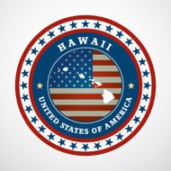 Vintage label Hawaii N2