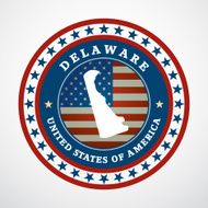 Vintage label Delaware N2