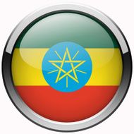 ethiopia flag gel metal button