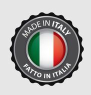 Made in Italy Seal Italian Flag (Vector Art) N2