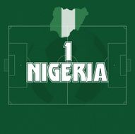 NIGERIA soccer ball illustration