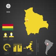 Republic of BOLIVIA World Map