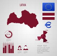 Republic of LATVIA map