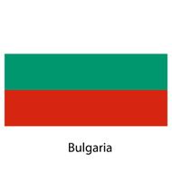 Flag of the country bulgaria Vector illustration