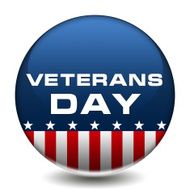 American Veterans Day Badge