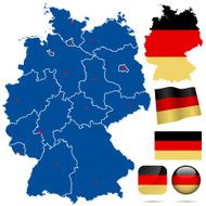Germany vector set