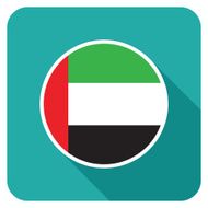 uae flat flag icon