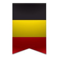 Ribbon banner - belgian flag