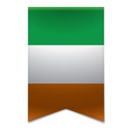 Ribbon banner - irish flag