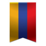 Ribbon banner - armenian flag