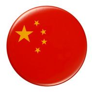 Badge - Chinese flag