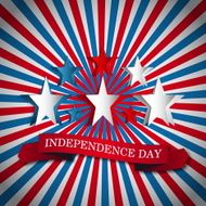 Vector independence day vintage badge retro background poster N2