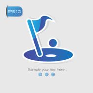 Golf symbol vector N2