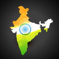 indian flag map