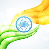 stylish indian flag design