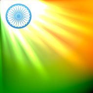 beautiful indian flag