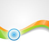 vector indian flag design art