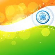 vector creative indian flag