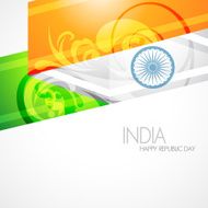 artistic indian flag