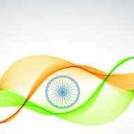 elegant indian flag design